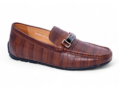 Giày mọi cao 6cm vân cá sấu da thật